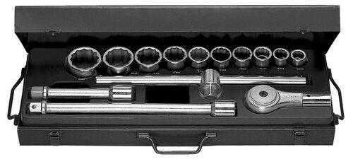 Case with 12-point metric sockets 3/4" - K.420N