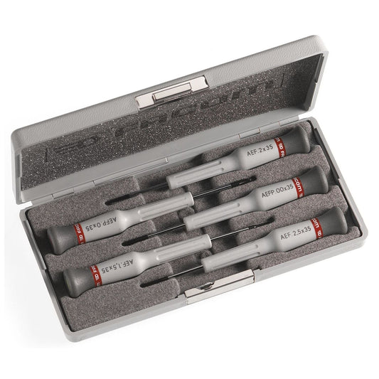 Micro-Tech® Schroevendraaierset voor Sleuf en Phillips® Schroeven - AEF.J1PB