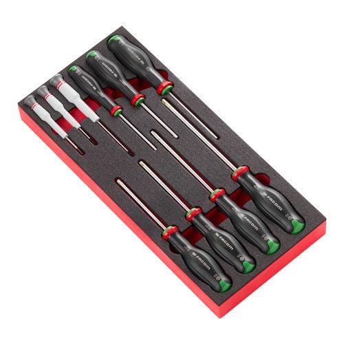 Module van foam met 10 Protwist® schroevendraaiers - MODM.AT6