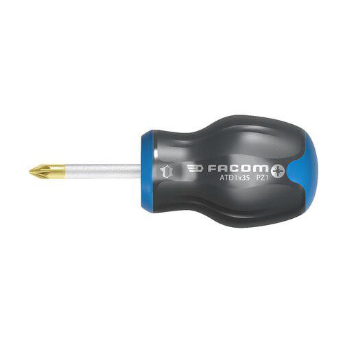 PROTWIST® schroevendraaier voor Pozidriv® kruiskopschroeven - kort bled - ATD1X35