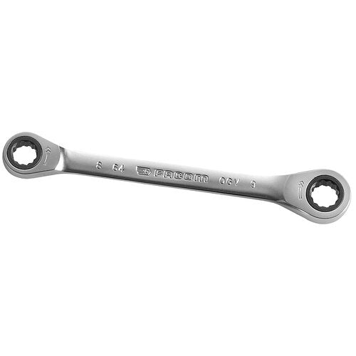Straight ring ratchet wrenches, metric sizes 8x9mm - 64.8X9