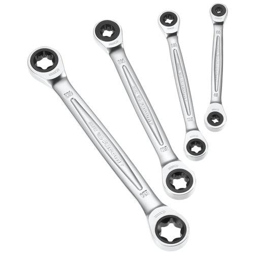 Satz mit 4 Ring-Ringschlüsseln E-TORX - 464TX.J4PB