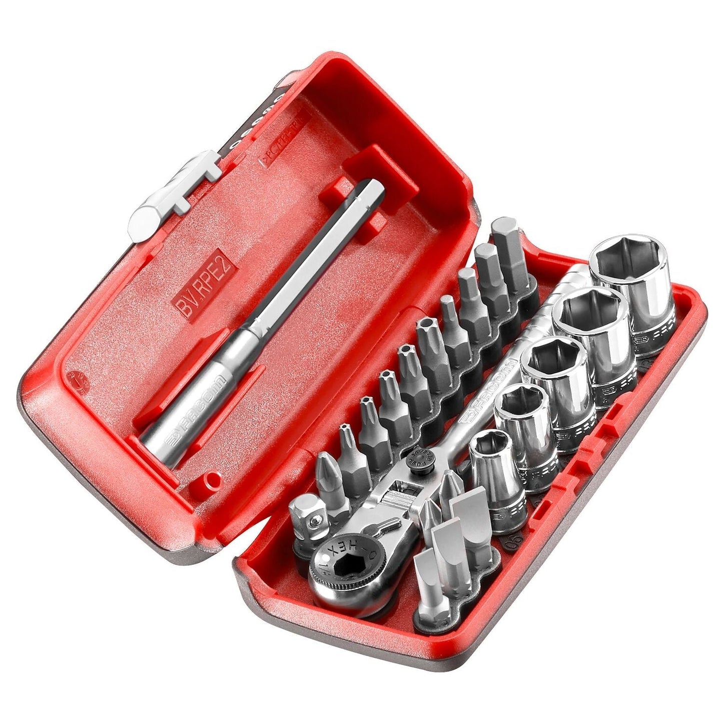 Ultra Compact Bit and Socket Set 1/4" with Ratchet 23 pcs - R1PICOPB