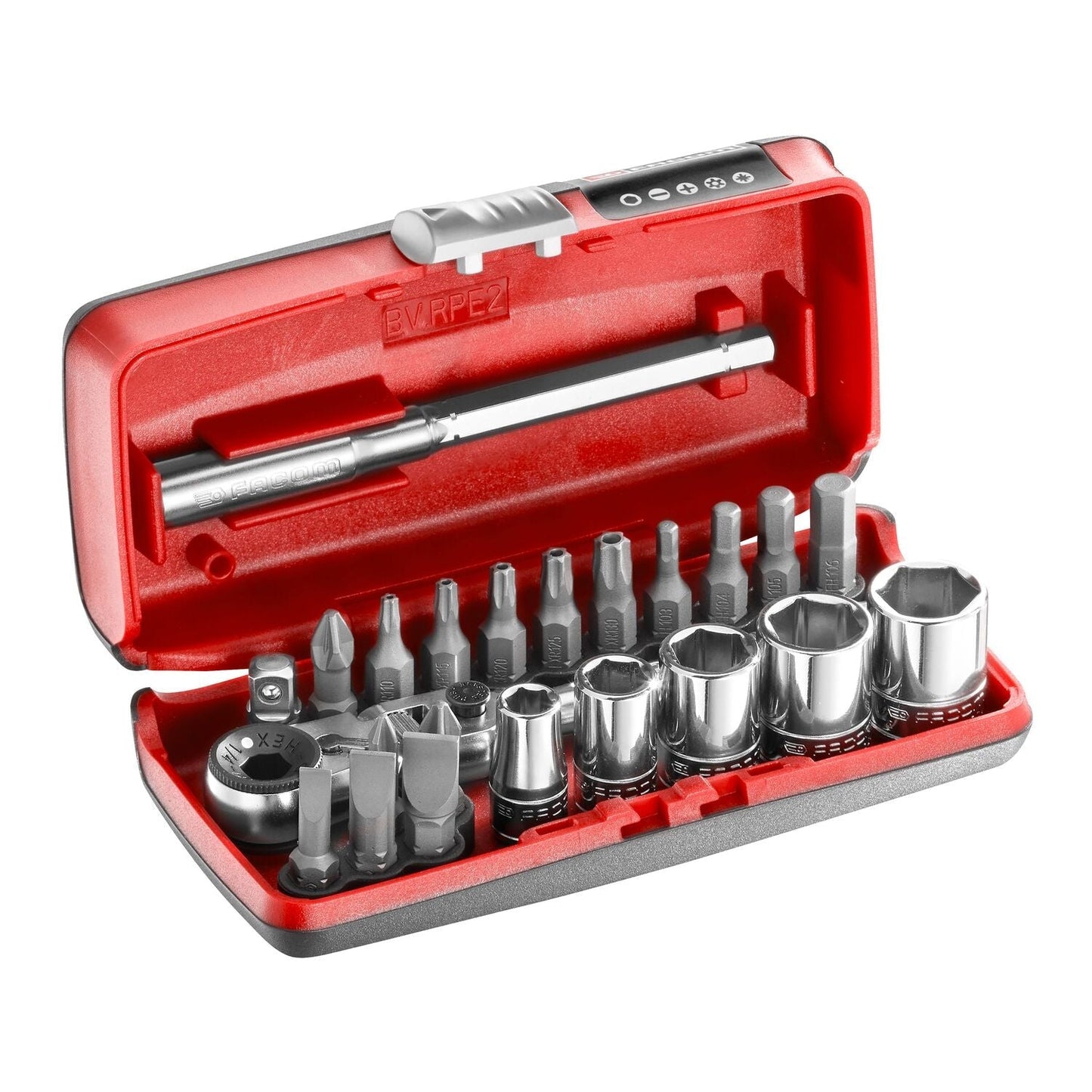 Ultra Compact Bit and Socket Set 1/4" with Ratchet 23 pcs - R1PICOPB