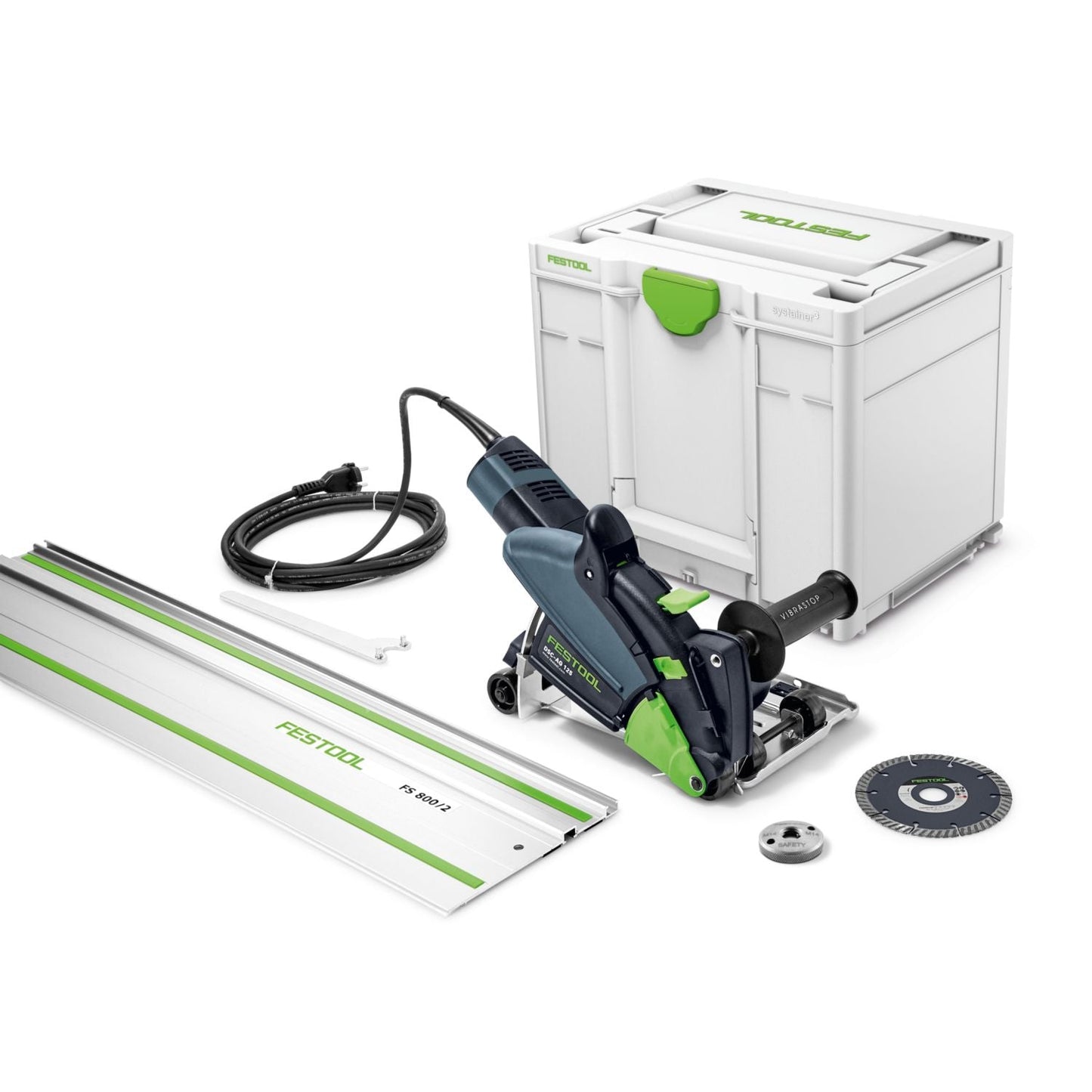 DSC-AG 125-Plus-FS Diamant Doorslijpsysteem in Systainer met FS 800/2 Geleiderail - 576549