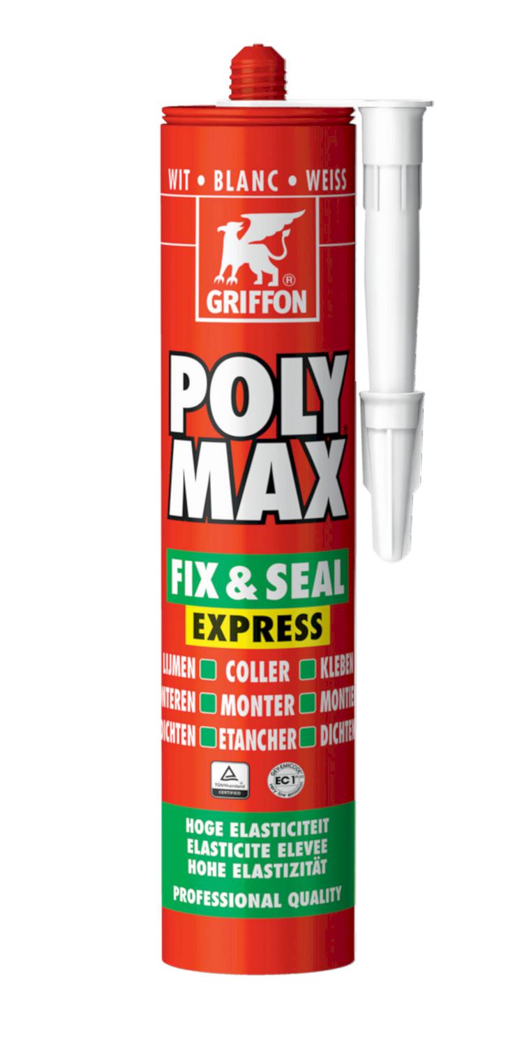 Poly Max® Afdichtingskit Fix & Seal Express Wit Koker 425g - 6150450