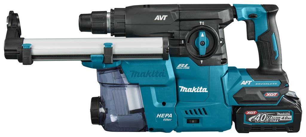 HR008GM202 Akku-Kombihammer SDS+ 40 V max. 4,0 Ah mit Staubabsaugung im Koffer