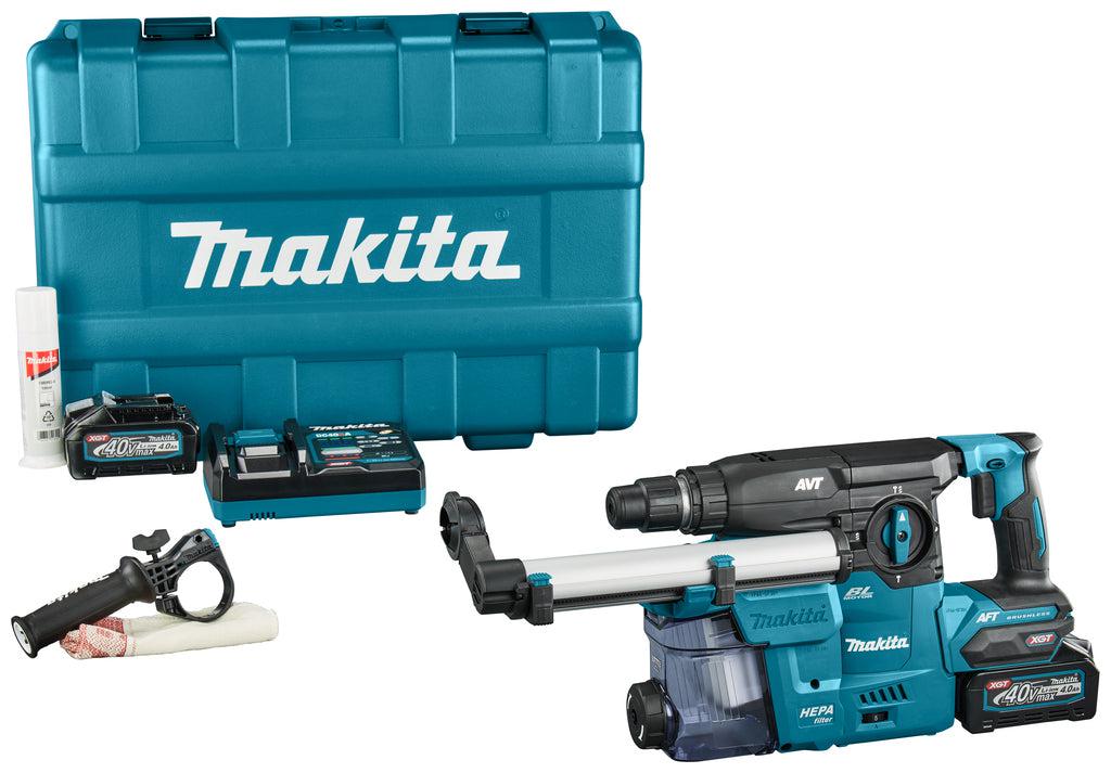 HR008GM202 Akku-Kombihammer SDS+ 40 V max. 4,0 Ah mit Staubabsaugung im Koffer