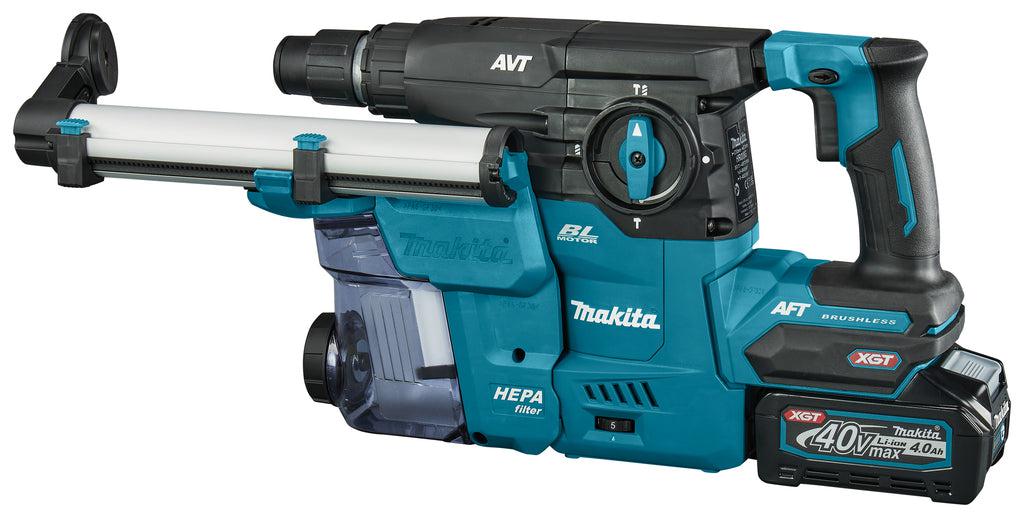 HR008GM202 Akku-Kombihammer SDS+ 40 V max. 4,0 Ah mit Staubabsaugung im Koffer