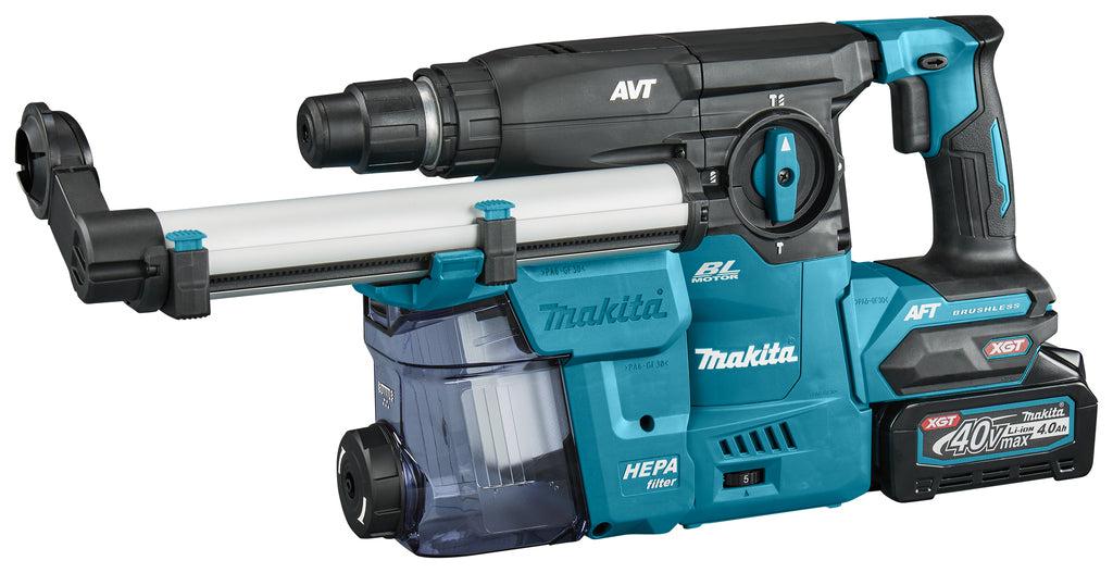 HR008GM202 Akku-Kombihammer SDS+ 40 V max. 4,0 Ah mit Staubabsaugung im Koffer