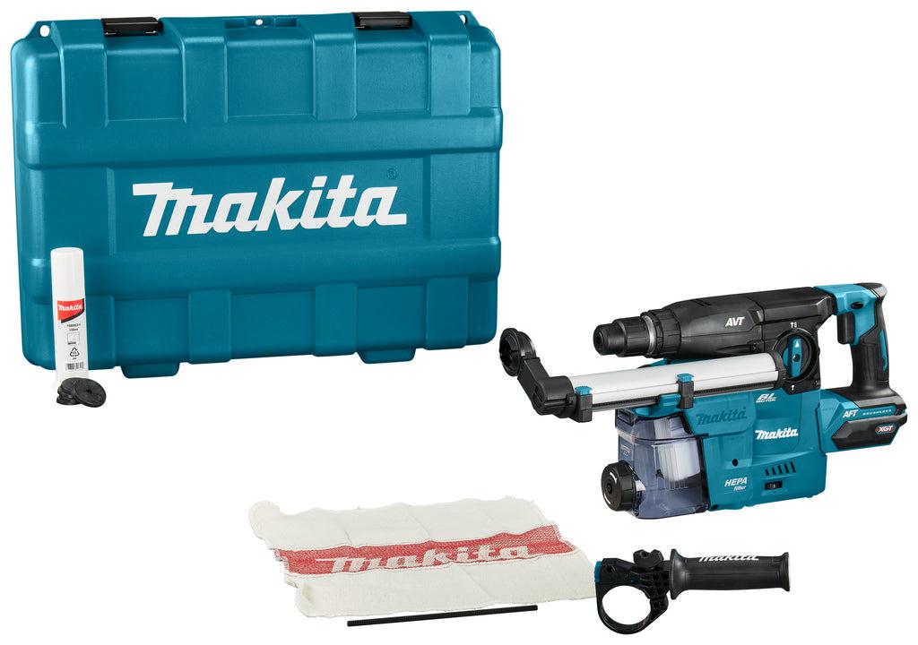 HR008GZ03 Akku-Kombihammer SDS+ 40V Max Grundkörper mit Staubabsaugung im Koffer