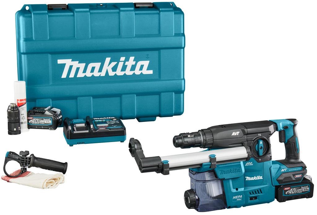 HR009GM202 Accu Combihamer SDS+ 40V Max 4.0Ah met Stofafzuiging in Koffer