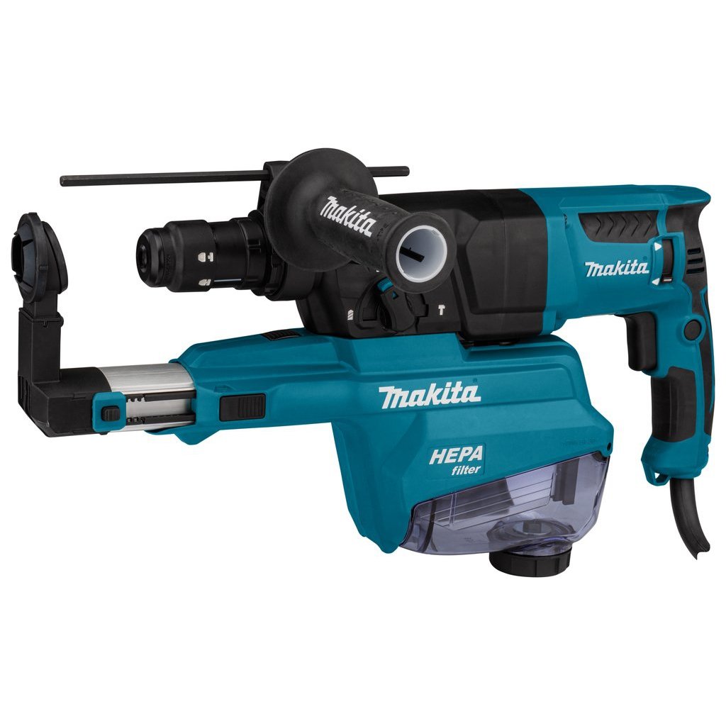 Makita HR2653TJ Combi hammer with dust extraction unit in Mbox