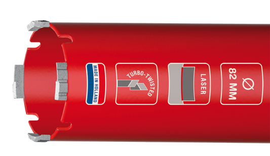 CARAT DUSTEC LASER DROOGBOOR Ø68x340xM16