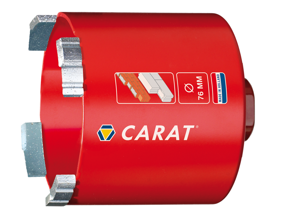 CARAT DUSTEC DOZENBOOR DROOG GEBRUIK Ø102x60xM16