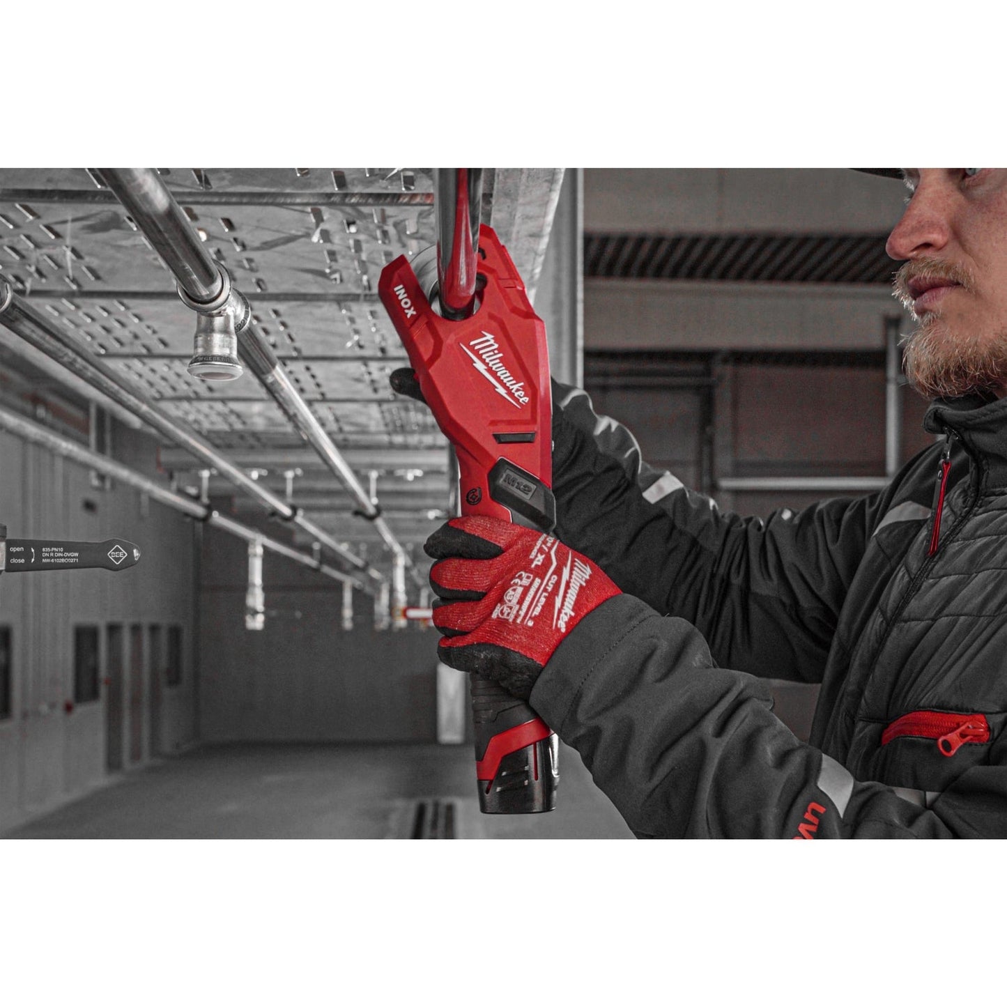M12 PCSS-202C RAPTOR™ Akku-Rohrschneider, Edelstahl, 12 V, 2,0 Ah, im Transportkoffer – 4933479242