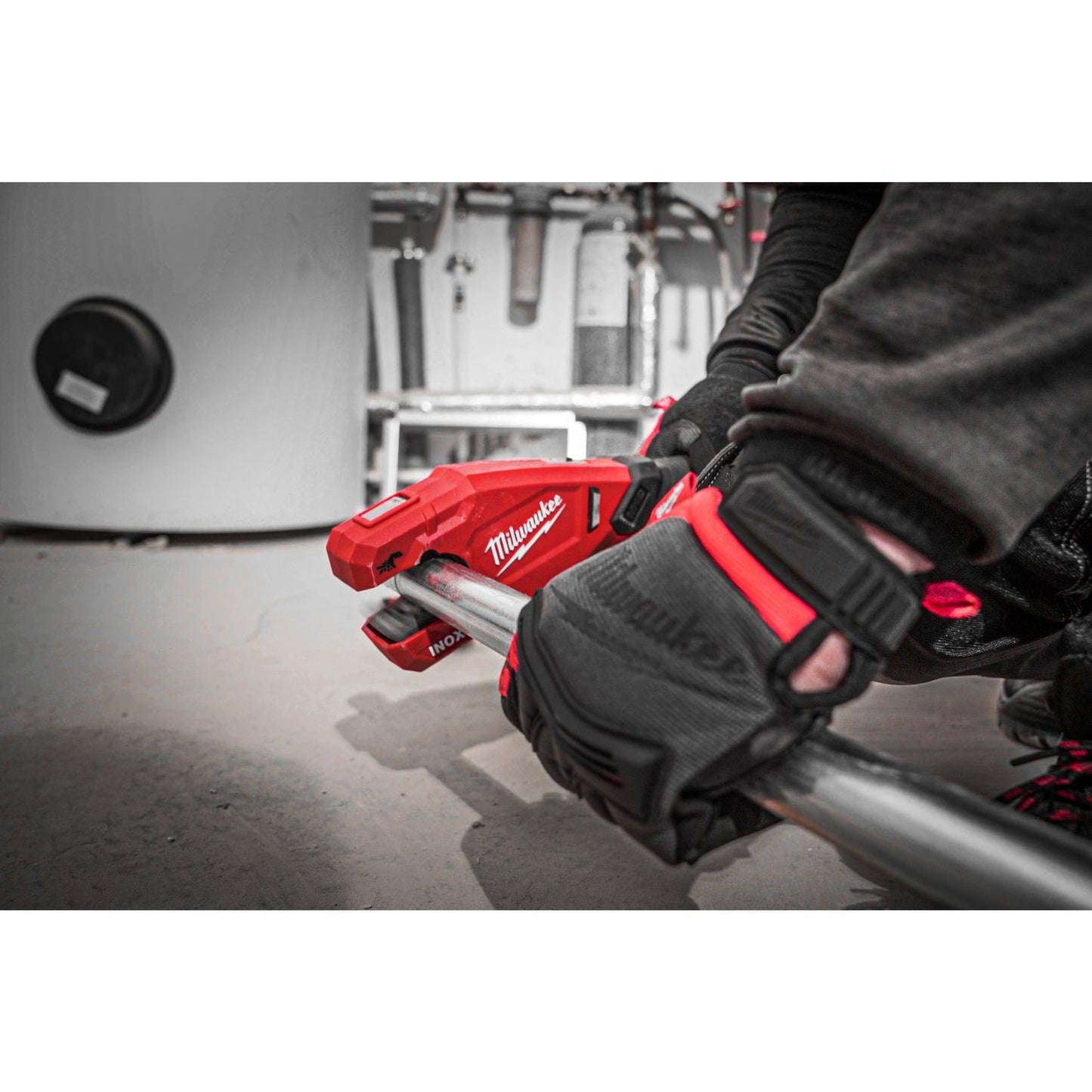 M12 PCSS-202C RAPTOR™ Akku-Rohrschneider, Edelstahl, 12 V, 2,0 Ah, im Transportkoffer – 4933479242