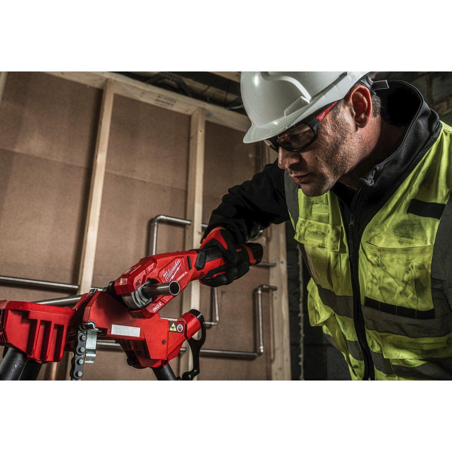 M12 PCSS-202C RAPTOR™ Akku-Rohrschneider, Edelstahl, 12 V, 2,0 Ah, im Transportkoffer – 4933479242