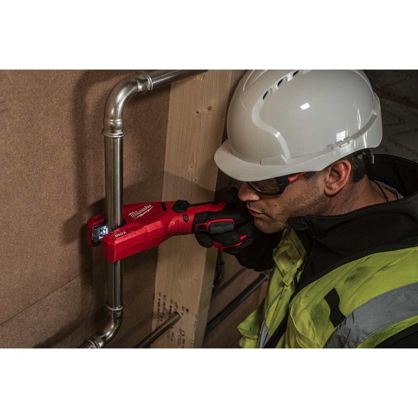 M12 PCSS-202C RAPTOR™ Akku-Rohrschneider, Edelstahl, 12 V, 2,0 Ah, im Transportkoffer – 4933479242