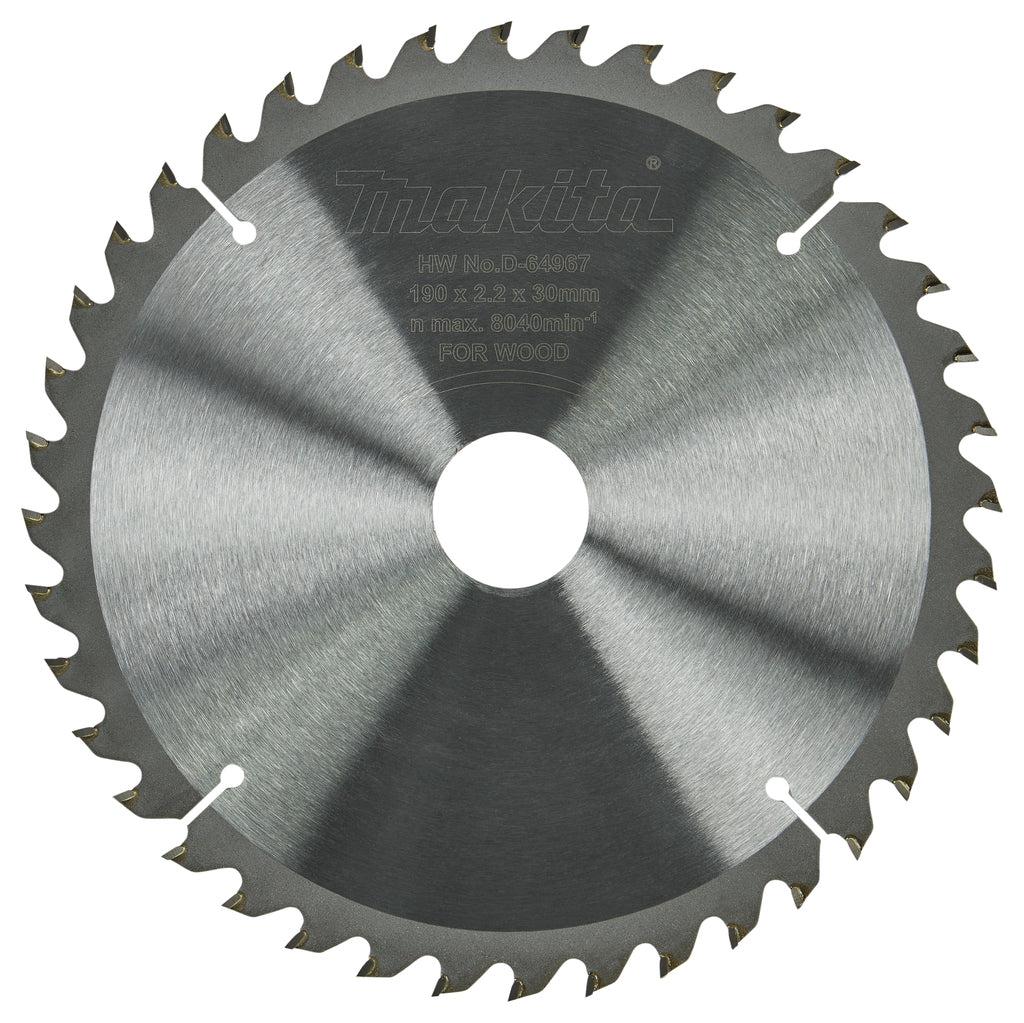 Cirkelzaagblad voor Hout | Standaard | Ø 190mm Asgat 30mm 40T - D-64967