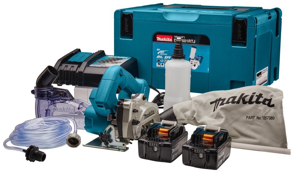 DCC501RTJ Diamantsnijder nat en droog 125 mm 18v 5,0Ah