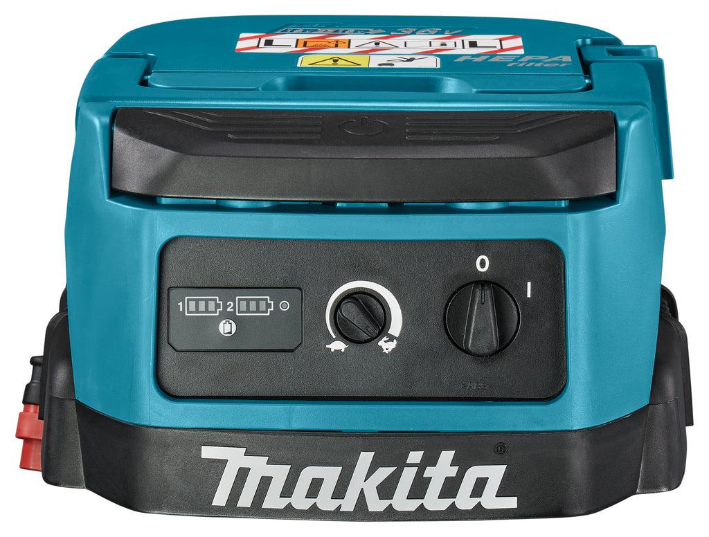 DVC861LPTX Hybride Nat- en Droogstofzuiger 230V / 2x18V 5.0Ah