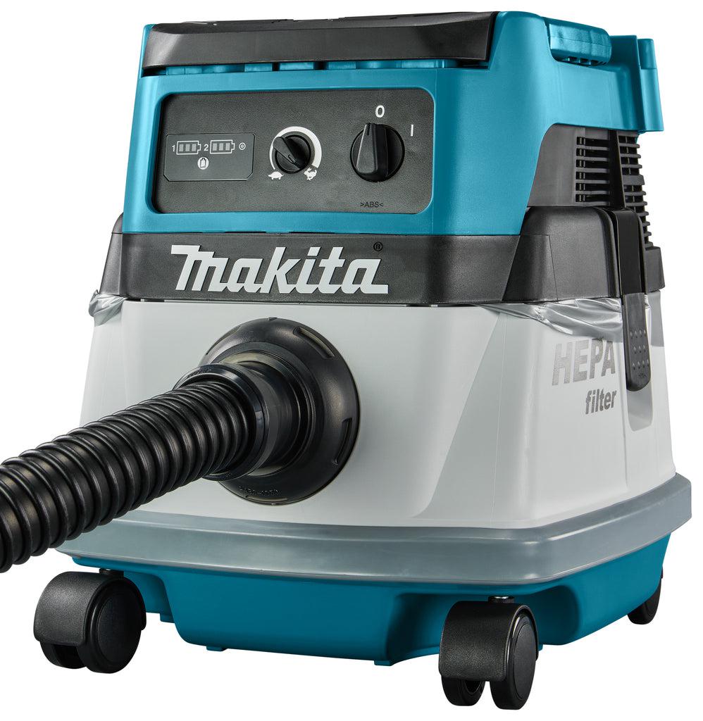 DVC861LPTX Hybride Nat- en Droogstofzuiger 230V / 2x18V 5.0Ah