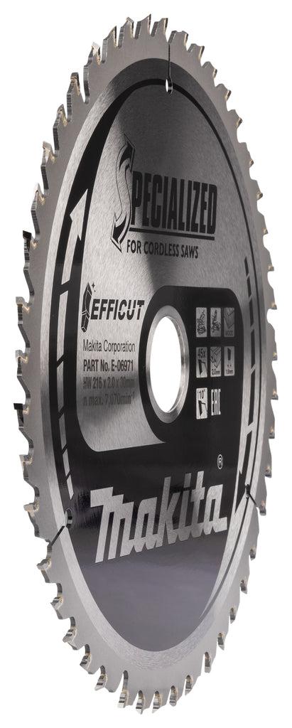 Cirkelzaagblad voor Hout | Efficut | Ø 216mm Asgat 30mm 45T - E-06971