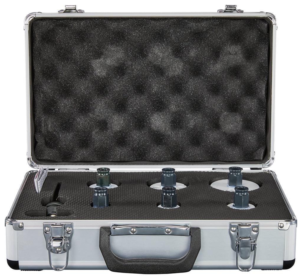 E-12326 Hole saw set Ezychange ⌀20/25/32/40/51/65 in case - 7 pieces