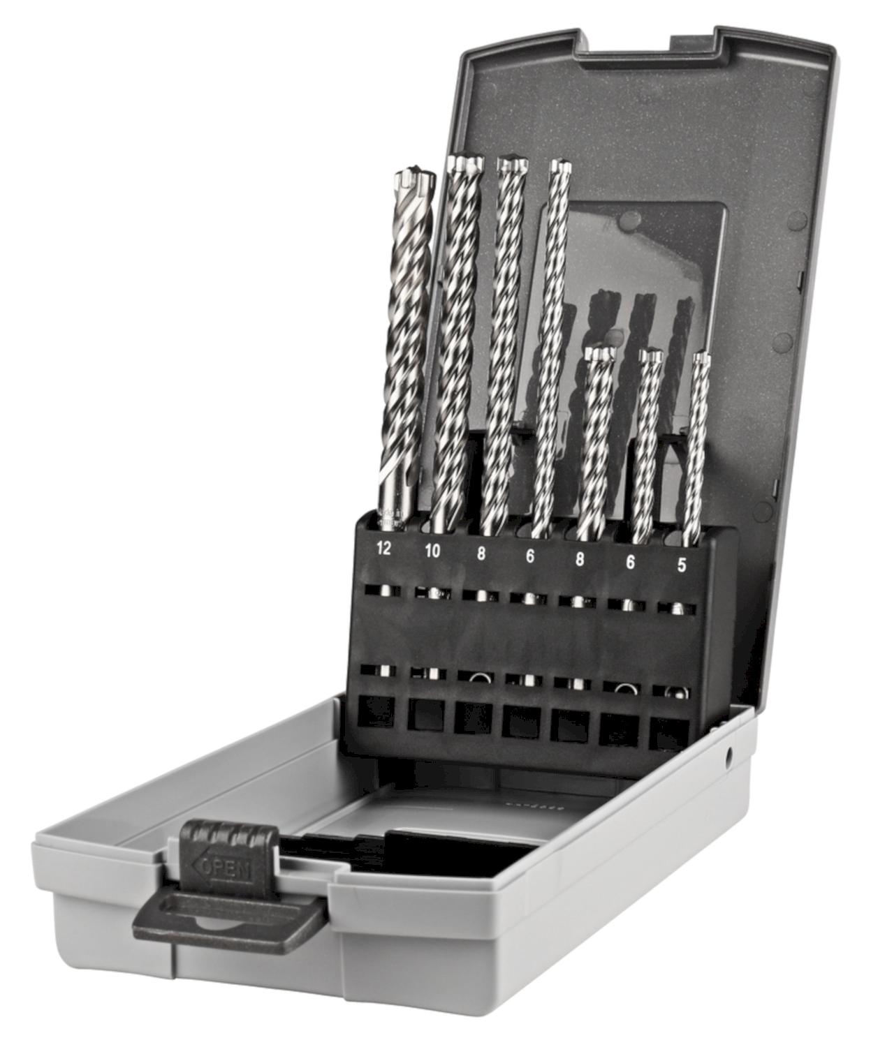 E-14928 P4S Betonborenset SDS+ 115mm+165mm - 7-delig