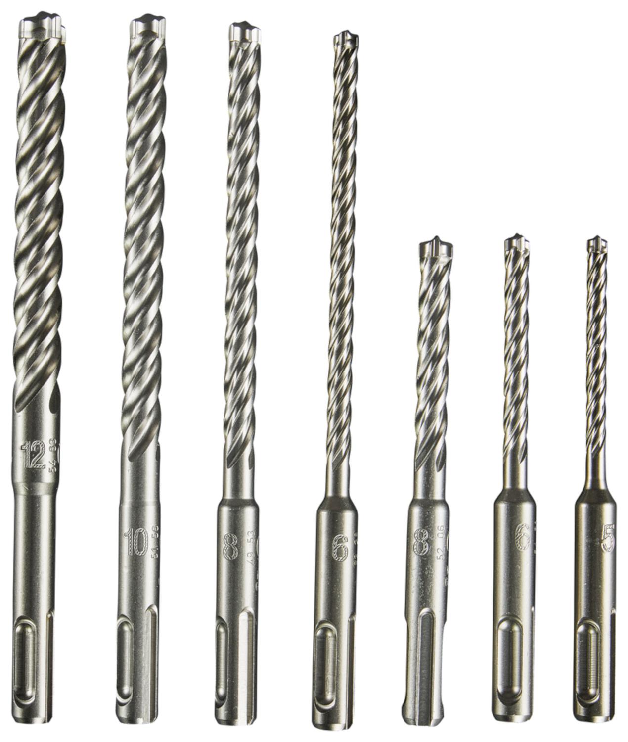 E-14928 P4S Betonborenset SDS+ 115mm+165mm - 7-delig