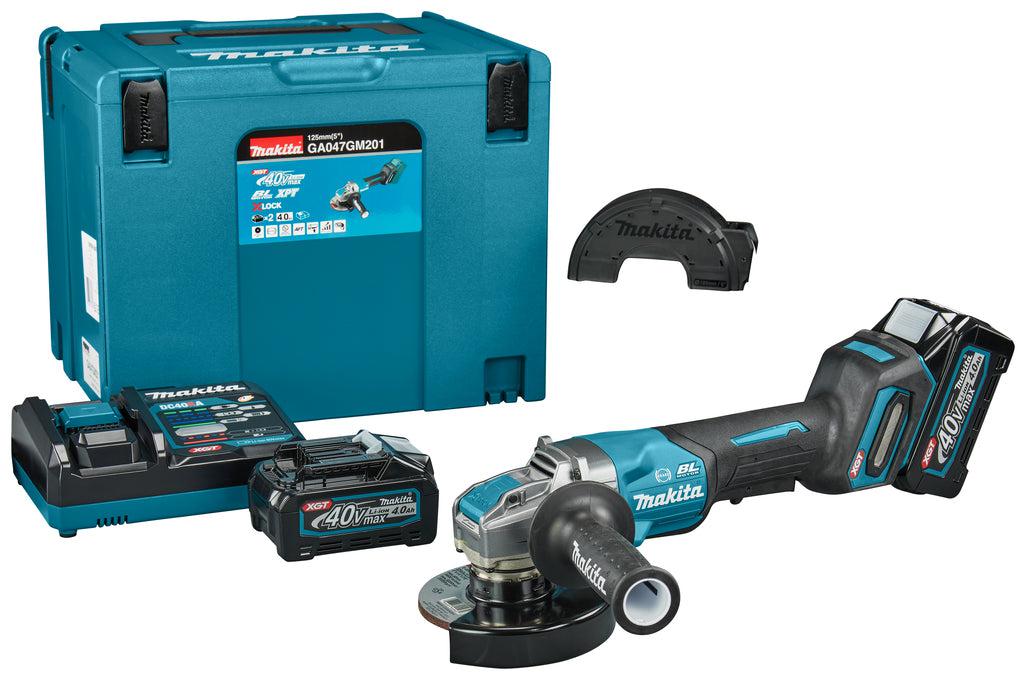 GA047GM201 Battery Angle Grinder X-LOCK 125mm 40V Max 4.0Ah in MBox