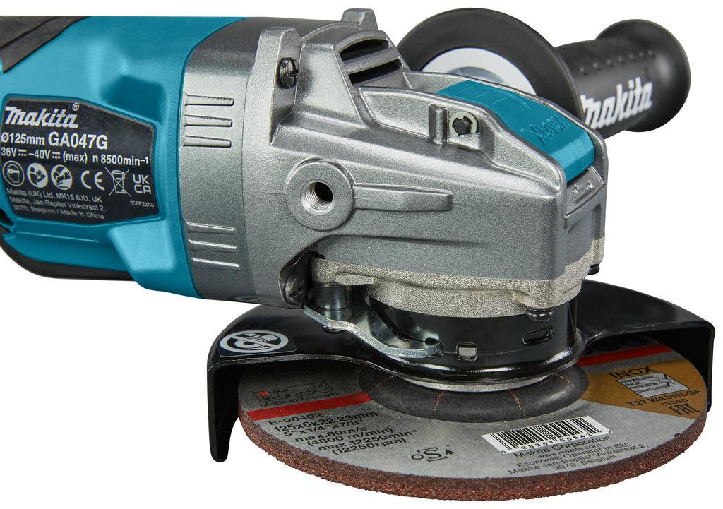 GA047GZ Cordless Angle Grinder 125mm X-LOCK 40V Max Basic Body