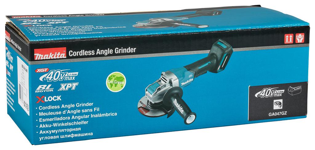 GA047GZ Cordless Angle Grinder 125mm X-LOCK 40V Max Basic Body