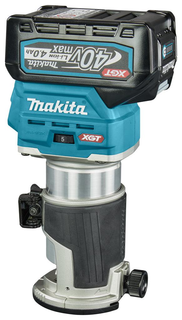 RT001GM205 Accu Boven- en kantenfrees 40V Max 4.0Ah in MBox met diverse voeten