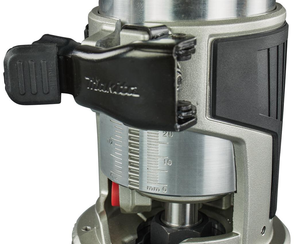 RT001GM205 Accu Boven- en kantenfrees 40V Max 4.0Ah in MBox met diverse voeten