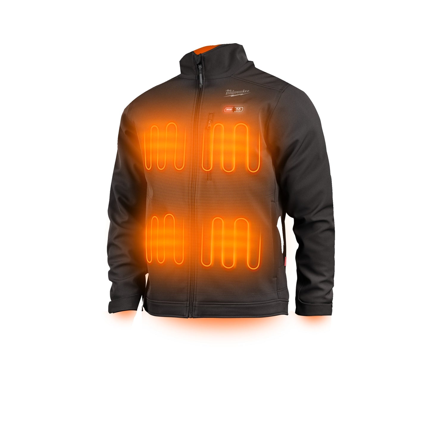 M12 HJ BL5-0 (L) Verwarmde Jas M12™ - Zwart - Maat L - 4933478969