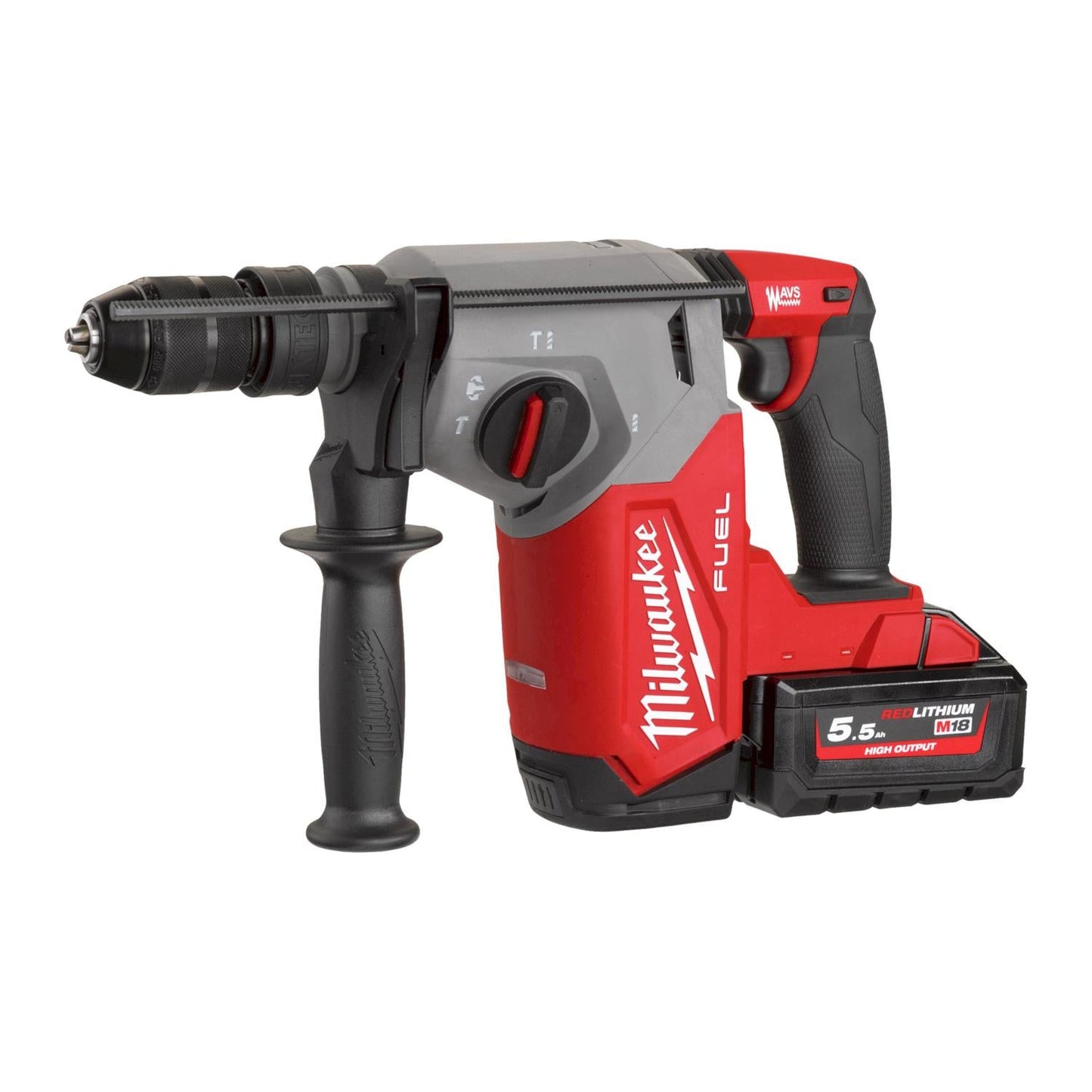 M18 FHX-552X FUEL™ Akku-Kombihammer SDS+ 26 mm mit FIXTEC™ 18 V 5,5 Ah in HD-Box – 4933478889
