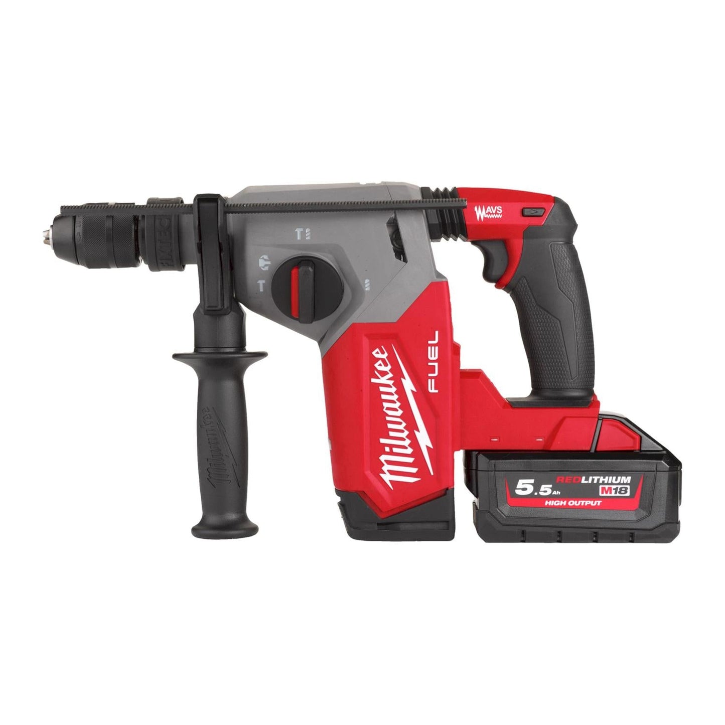 M18 FHX-552X FUEL™ Akku-Kombihammer SDS+ 26 mm mit FIXTEC™ 18 V 5,5 Ah in HD-Box – 4933478889