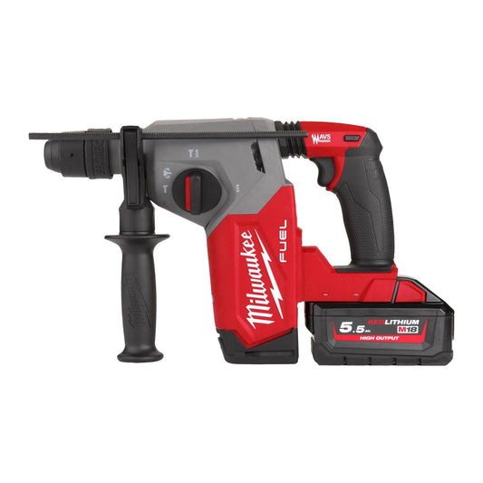 M18 FHX-552X FUEL™ Akku-Kombihammer SDS+ 26 mm mit FIXTEC™ 18 V 5,5 Ah in HD-Box – 4933478889