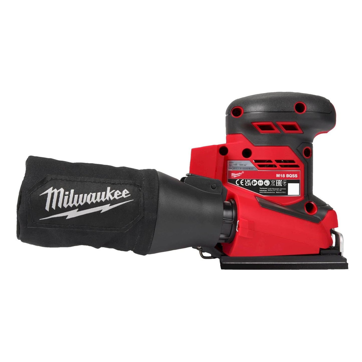 M18™ BQSS-0 Cordless Orbital Sander 18V Basic Body - 4933479966