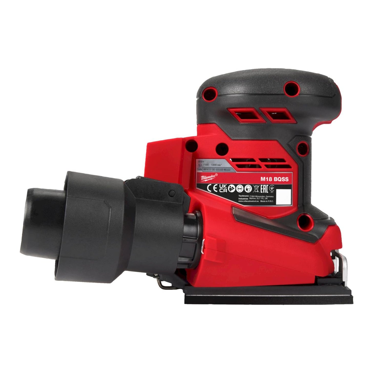 M18™ BQSS-0 Cordless Orbital Sander 18V Basic Body - 4933479966