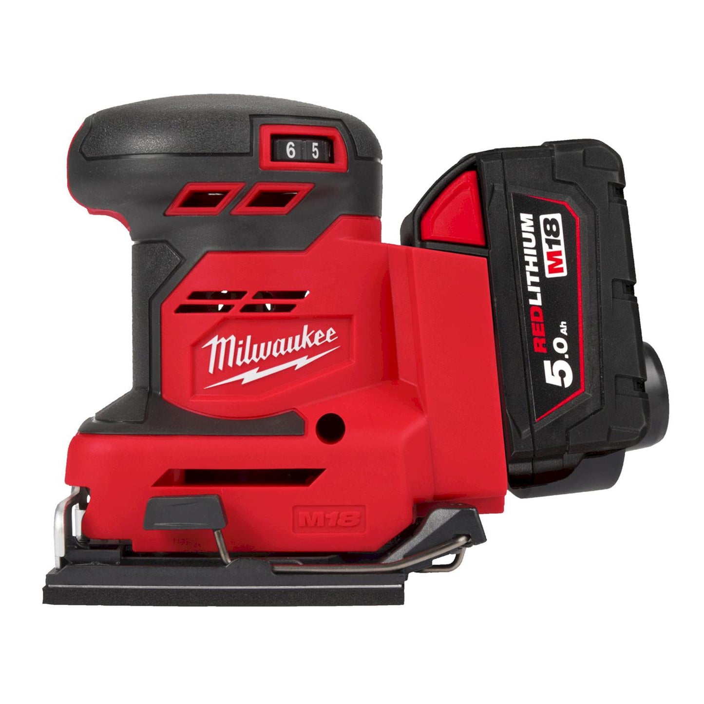 M18™ BQSS-502B Cordless Orbital Sander 18V 5.0Ah in Carrying Bag - 4933479967