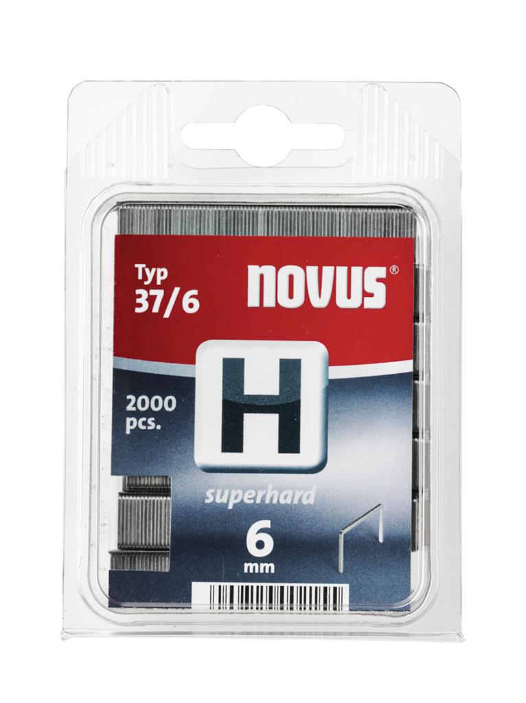 Fine wire staples H 37/6mm, 2000 pcs. - 042-0369