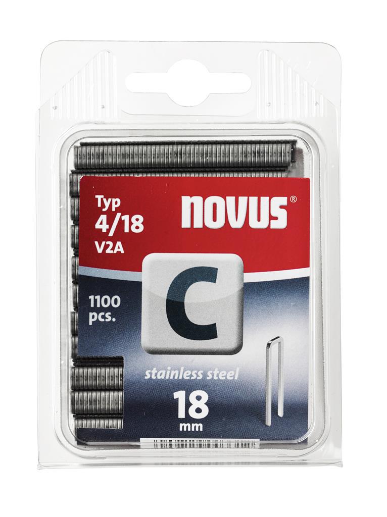 Smalrug nieten C 4/18mm, 1100 st. RVS - 042-0459