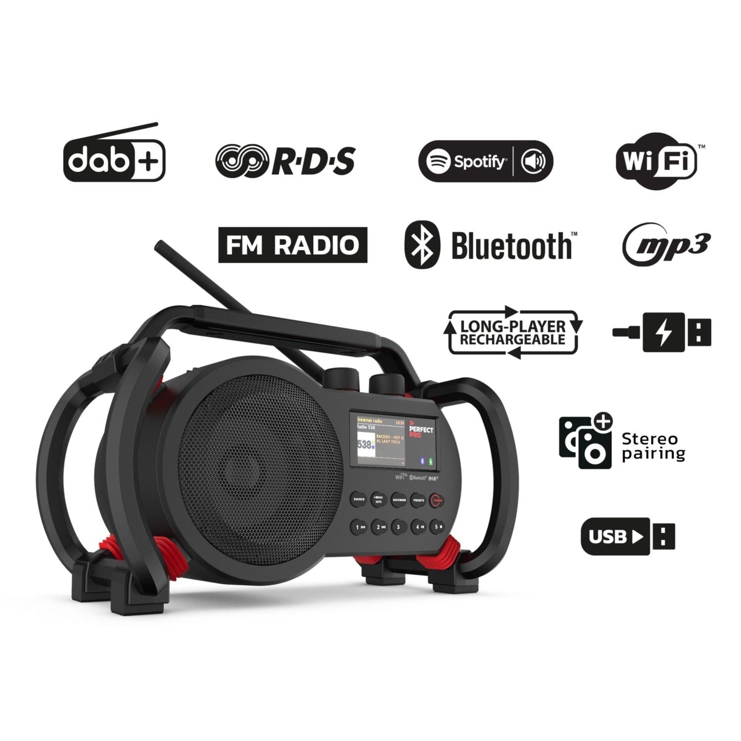 NBX2 NETBOX Bluetooth / DAB+ / FM / AUX / WIFI / USB player