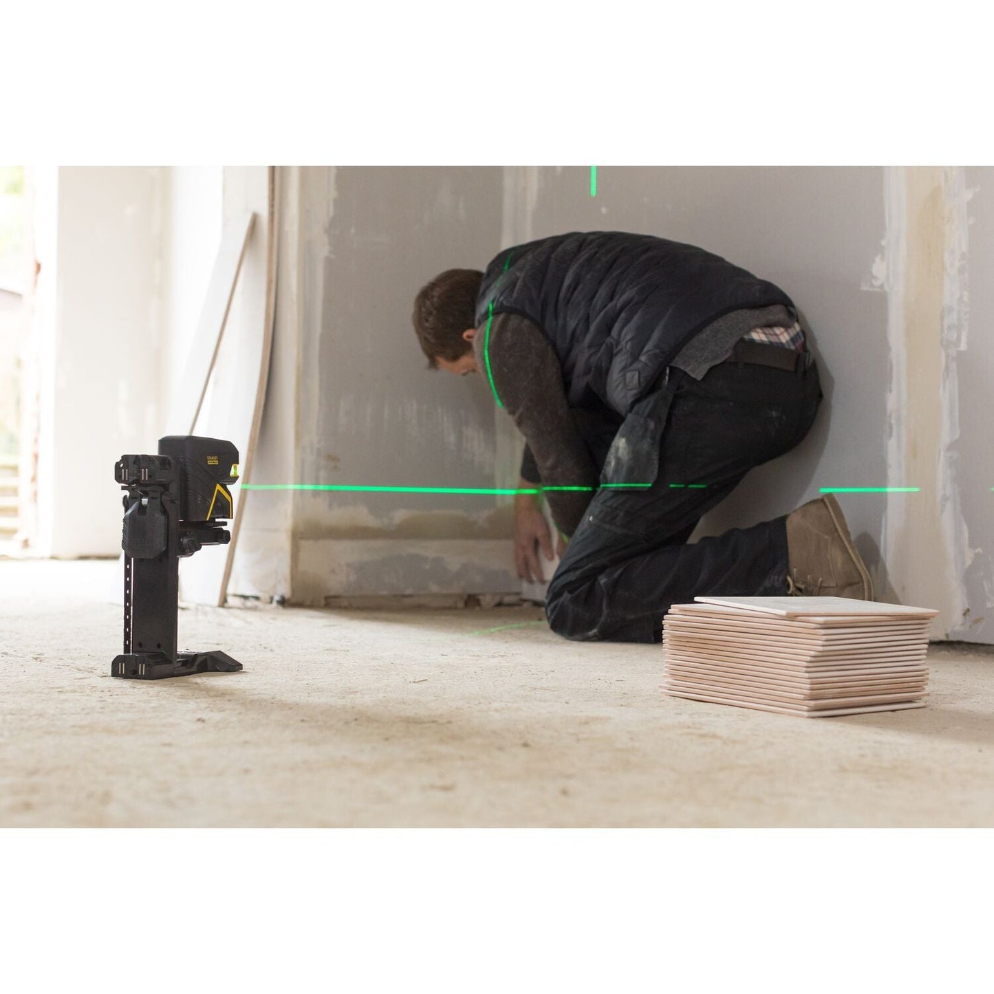 FMHT77598-1 FATMAX® 5-Punkt-Kreuzlinienlaser Li-Ion grün im Koffer