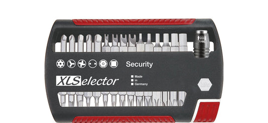 Bitset XLSelector Security Standard (¼″) 25mm TW / TR / Torq-Set® / TH / spanner / Robertson - 32-delig - 29416