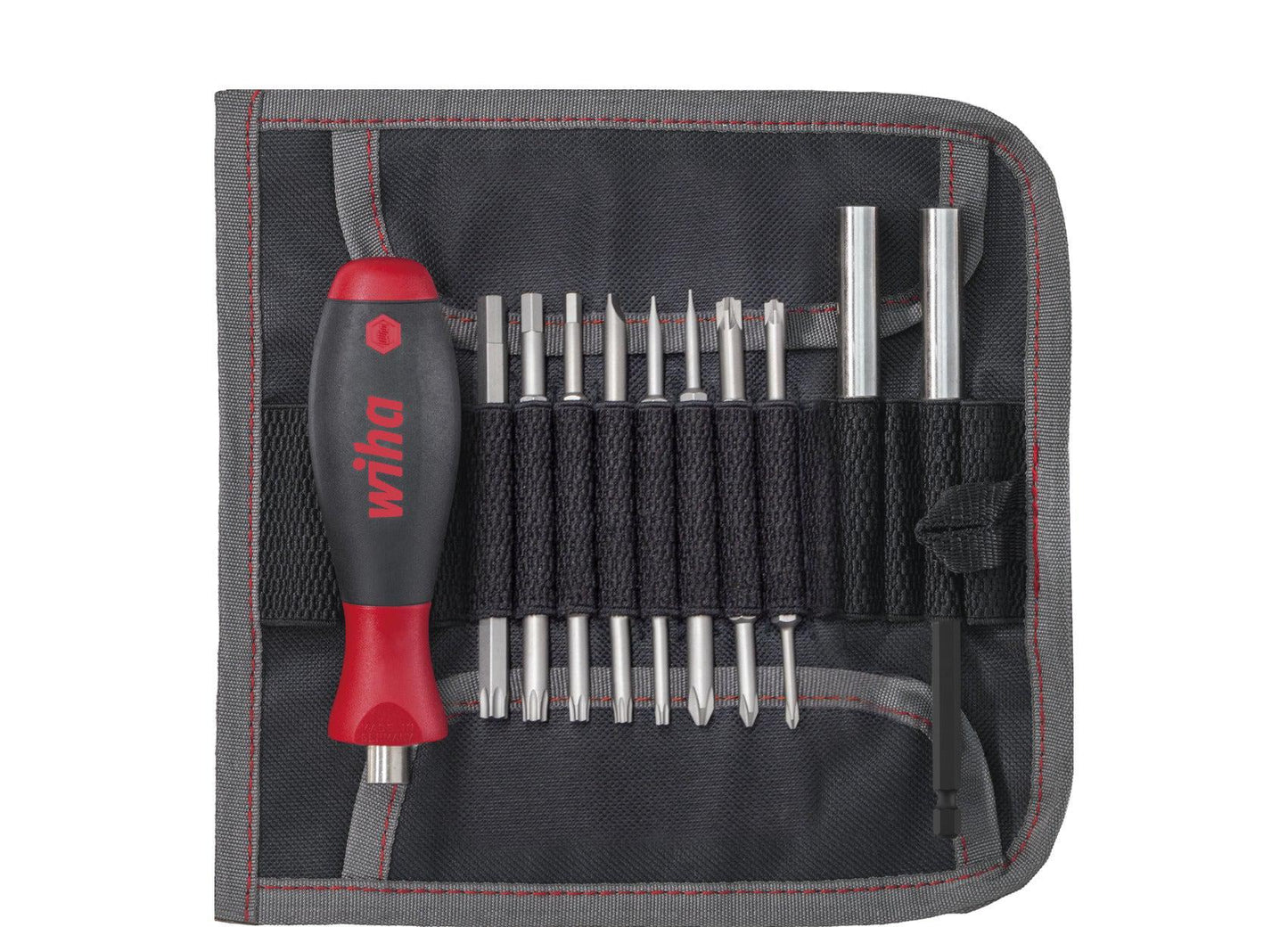 Bit set mounting 20 pieces incl. roll case - 44576