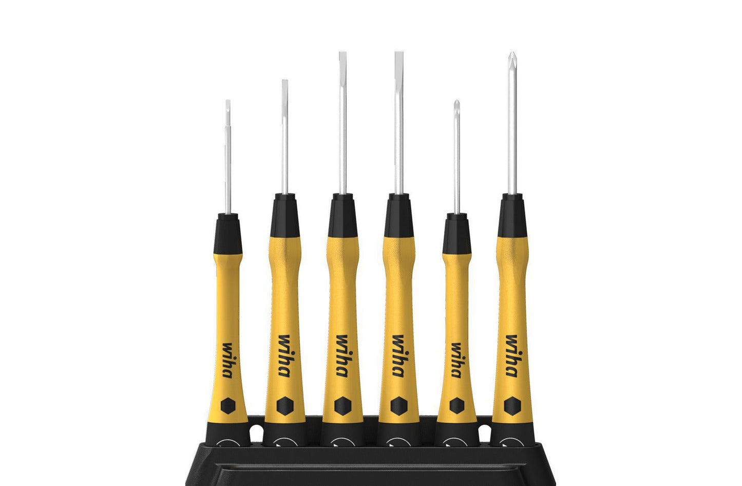 Feinschraubendreher-Set PicoFinish® ESD SL/PH im Halter – 7-teilig – 43707